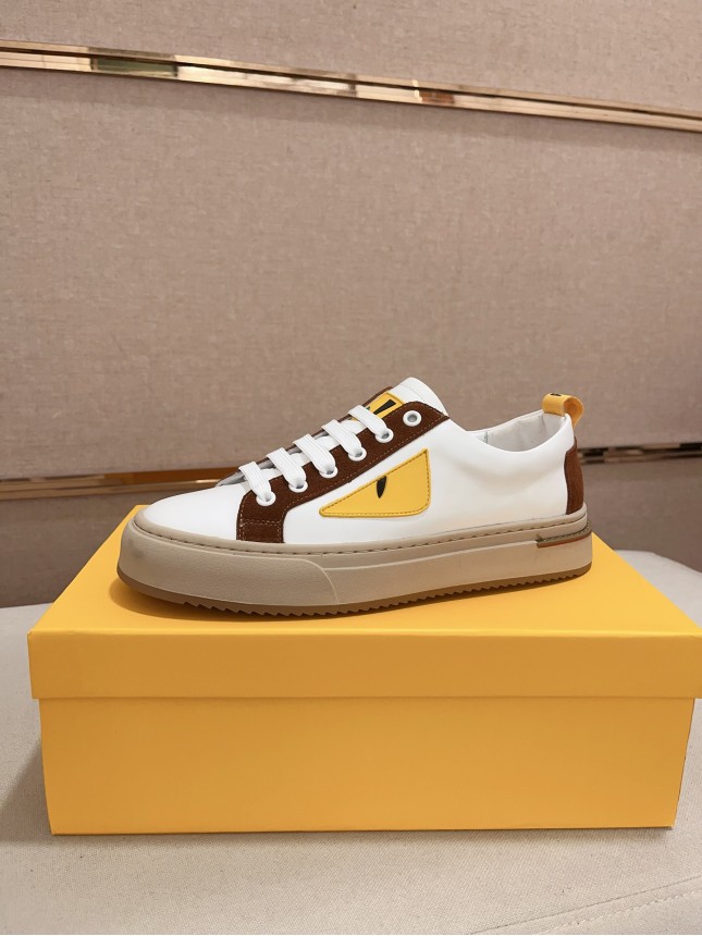 Fendi's latest men's cowhide casual shoes