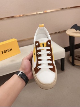 Fendi's latest men's cowhide casual shoes