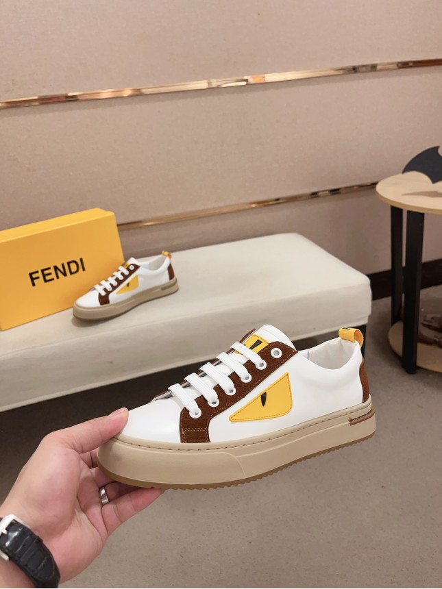 Fendi's latest men's cowhide casual shoes