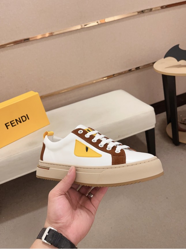 Fendi's latest men's cowhide casual shoes