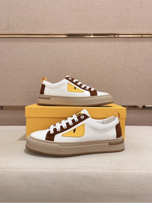 Fendi's latest men's cowhide casual shoes