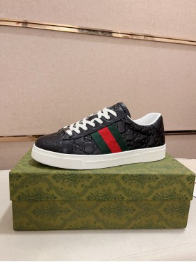 Gucci Hit Series Retro Cowhide Casual Sneakers