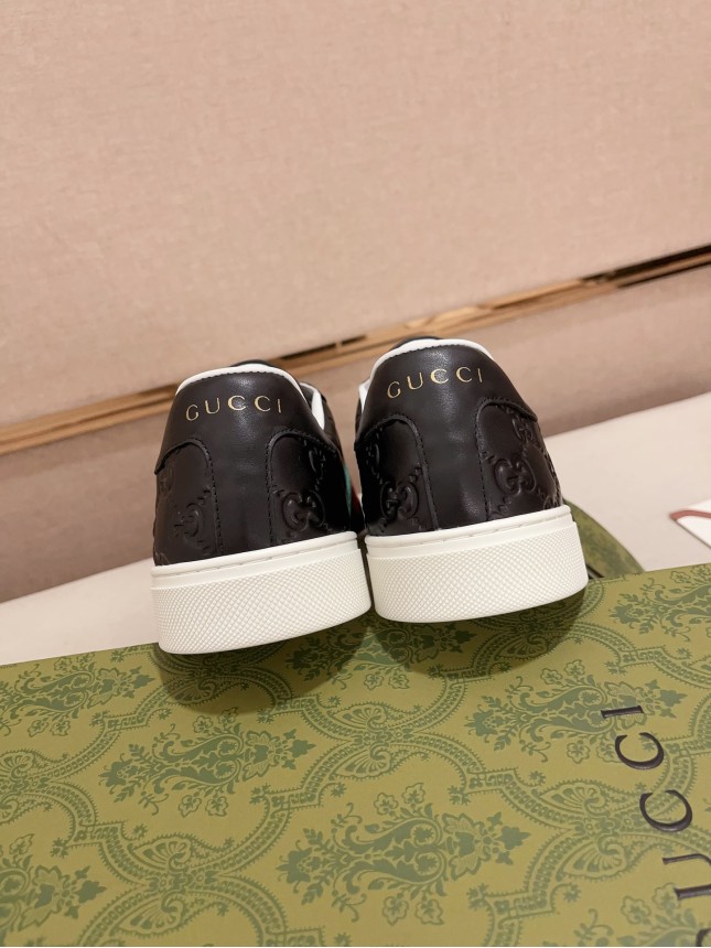 Gucci Hit Series Retro Cowhide Casual Sneakers
