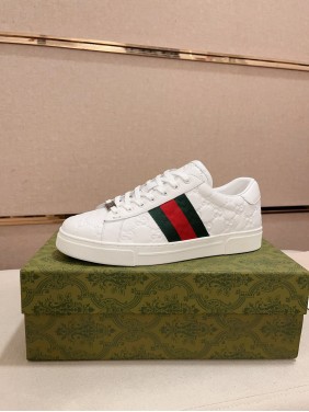 Gucci Hit Series Retro Cowhide Casual Sneakers