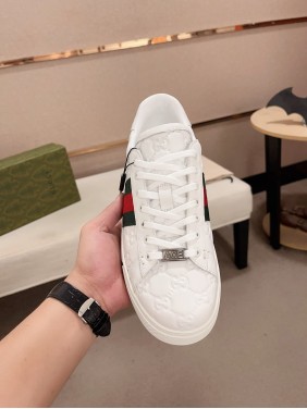 Gucci Hit Series Retro Cowhide Casual Sneakers
