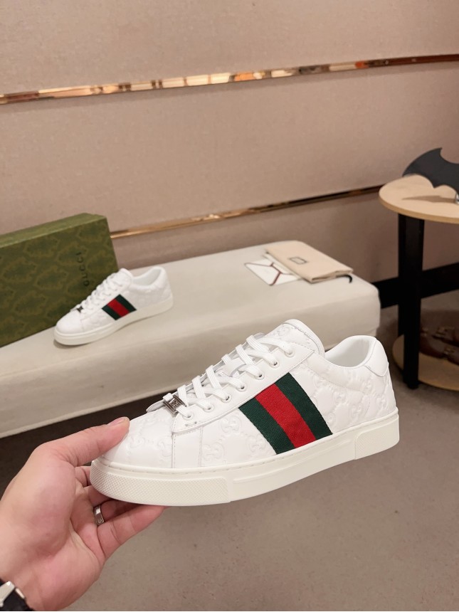 Gucci Hit Series Retro Cowhide Casual Sneakers