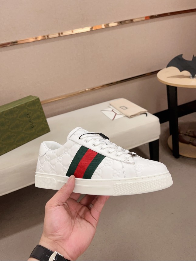 Gucci Hit Series Retro Cowhide Casual Sneakers