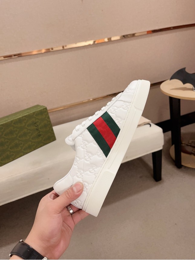Gucci Hit Series Retro Cowhide Casual Sneakers