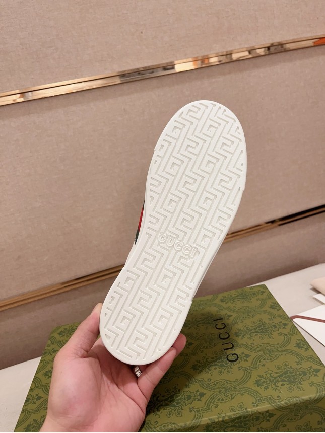 Gucci Hit Series Retro Cowhide Casual Sneakers