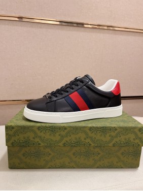 Gucci Hit Series Retro Cowhide Casual Sneakers