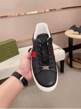 Gucci Hit Series Retro Cowhide Casual Sneakers