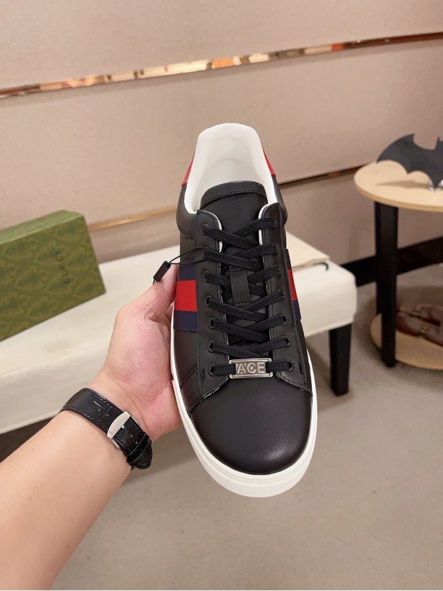 Gucci Hit Series Retro Cowhide Casual Sneakers