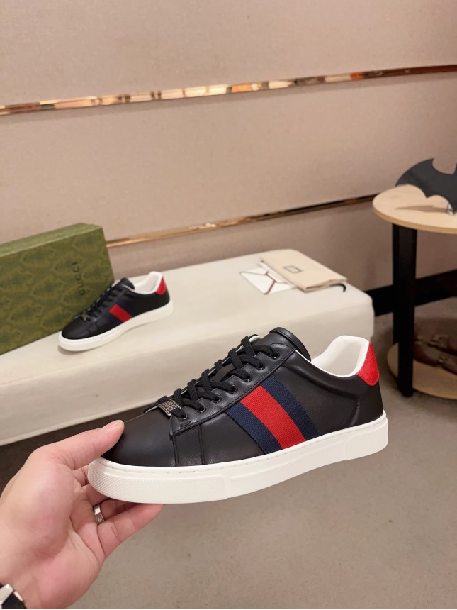 Gucci Hit Series Retro Cowhide Casual Sneakers
