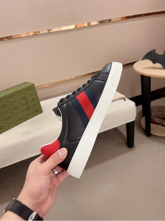 Gucci Hit Series Retro Cowhide Casual Sneakers