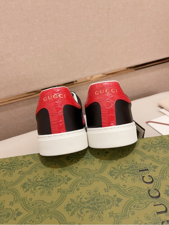Gucci Hit Series Retro Cowhide Casual Sneakers