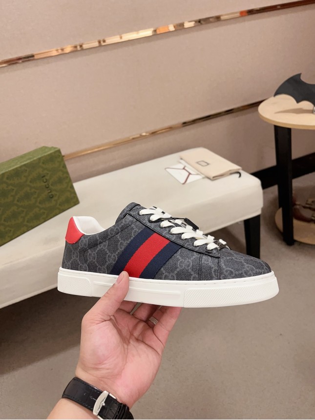 Gucci Hit Series Retro Cowhide Casual Sneakers