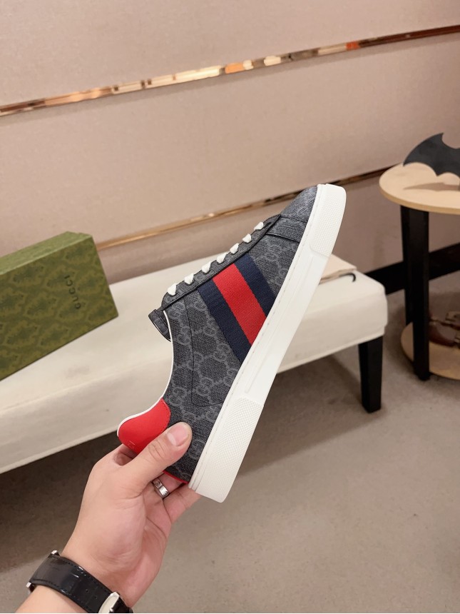 Gucci Hit Series Retro Cowhide Casual Sneakers