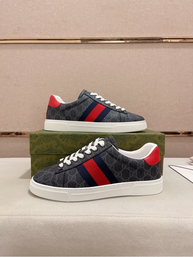 Gucci Hit Series Retro Cowhide Casual Sneakers