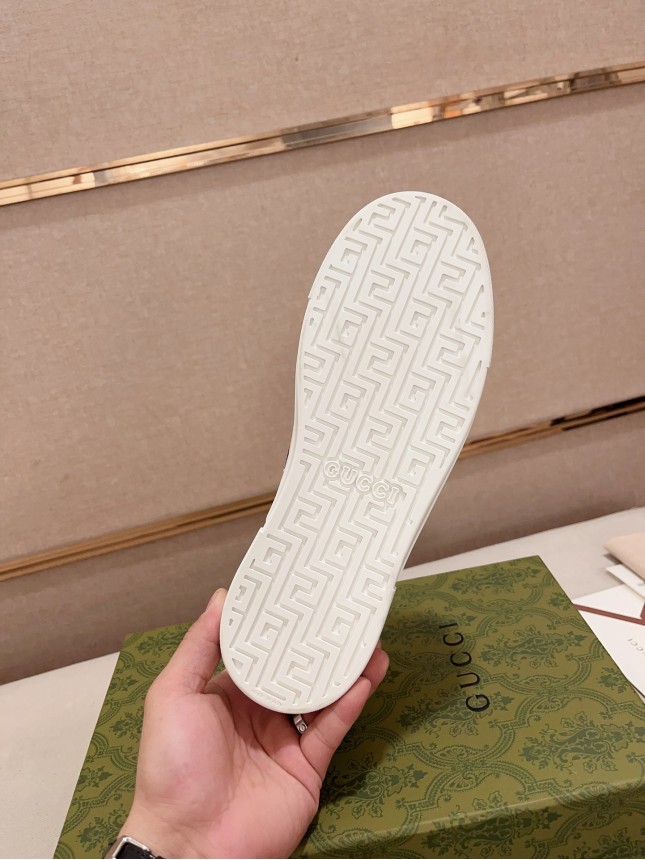 Gucci Hit Series Retro Cowhide Casual Sneakers