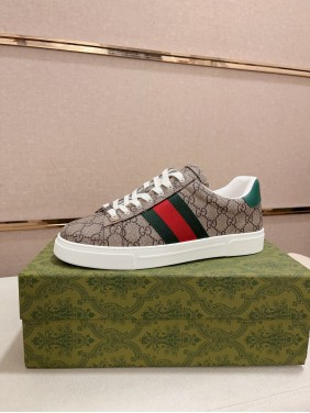 Gucci Hit Series Retro Cowhide Casual Sneakers