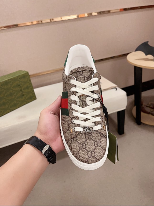 Gucci Hit Series Retro Cowhide Casual Sneakers