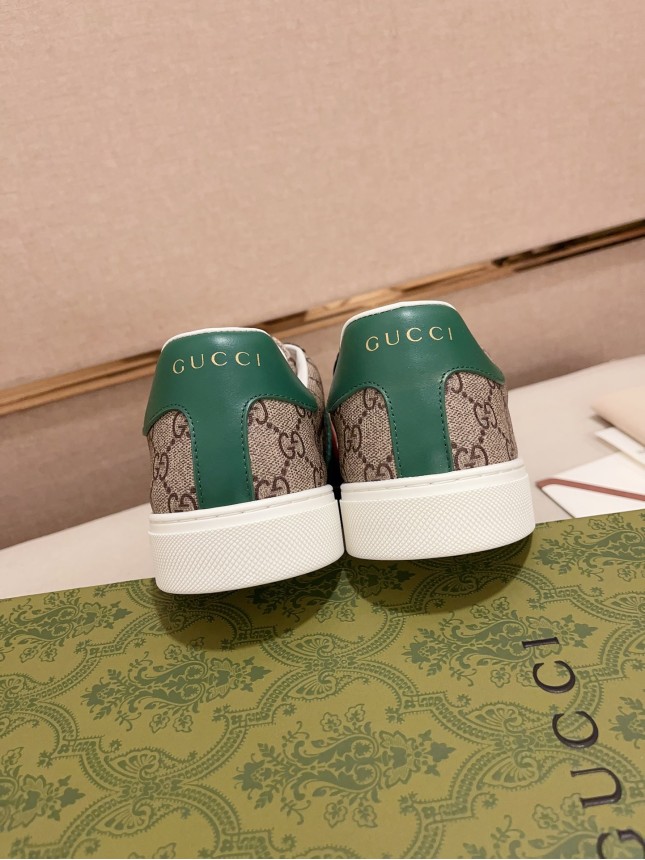 Gucci Hit Series Retro Cowhide Casual Sneakers