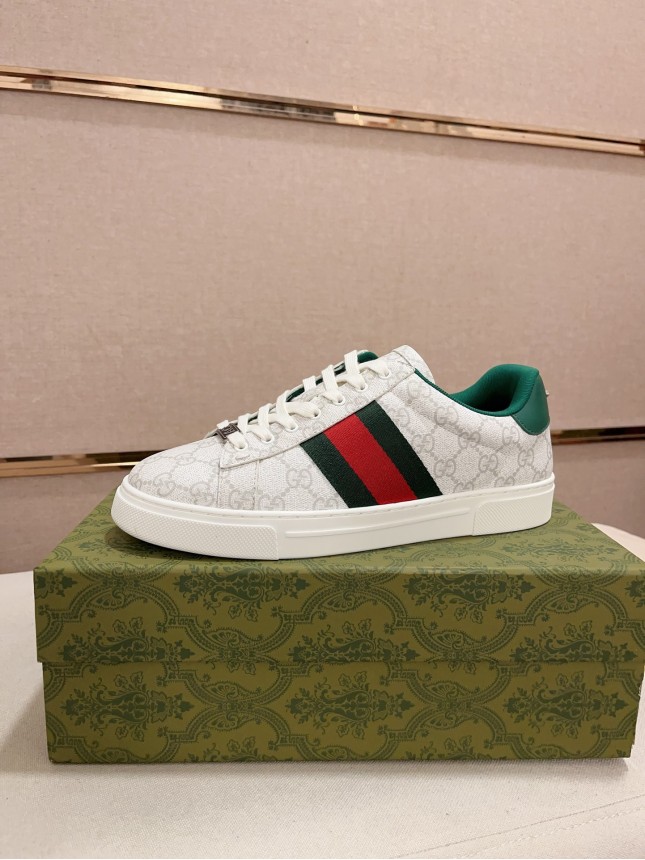 Gucci Hit Series Retro Cowhide Casual Sneakers