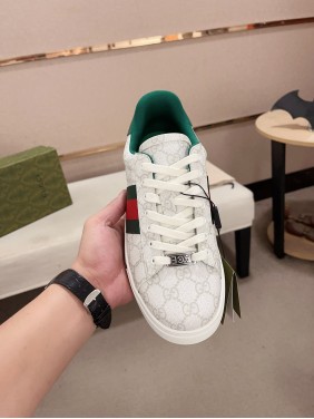 Gucci Hit Series Retro Cowhide Casual Sneakers