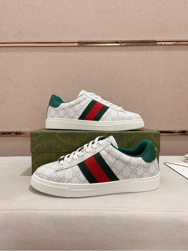 Gucci Hit Series Retro Cowhide Casual Sneakers