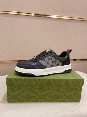 Gucci Hit Series Retro Cowhide Casual Sneakers