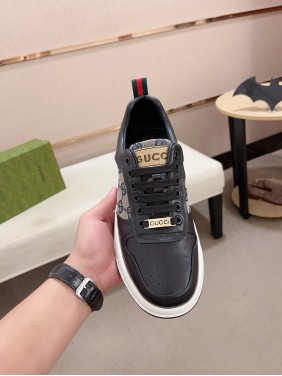 Gucci Hit Series Retro Cowhide Casual Sneakers