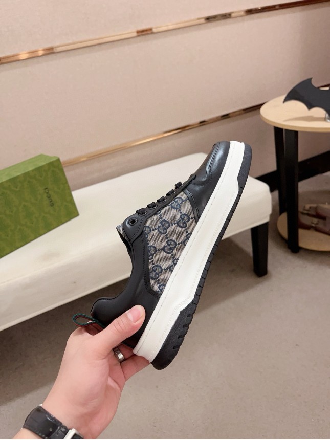 Gucci Hit Series Retro Cowhide Casual Sneakers
