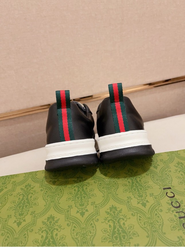 Gucci Hit Series Retro Cowhide Casual Sneakers