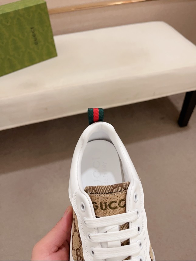 Gucci Hit Series Retro Cowhide Casual Sneakers