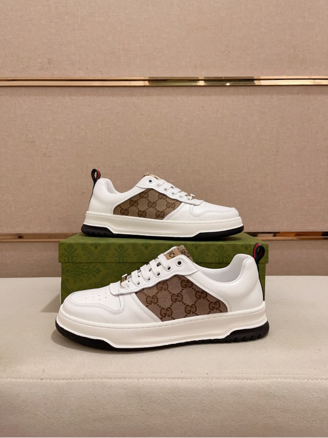 Gucci Hit Series Retro Cowhide Casual Sneakers