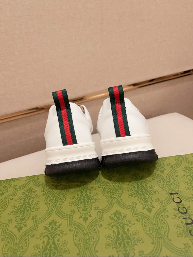 Gucci Hit Series Retro Cowhide Casual Sneakers
