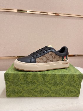 Gucci Hit Series Retro Cowhide Casual Sneakers