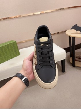 Gucci Hit Series Retro Cowhide Casual Sneakers