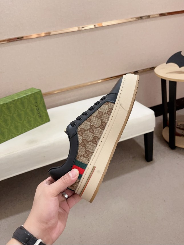 Gucci Hit Series Retro Cowhide Casual Sneakers