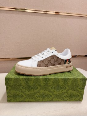Gucci Hit Series Retro Cowhide Casual Sneakers