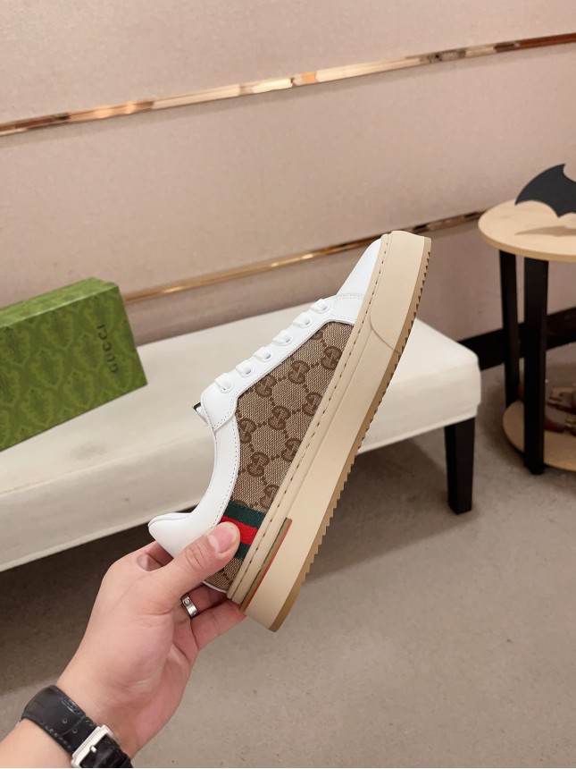 Gucci Hit Series Retro Cowhide Casual Sneakers