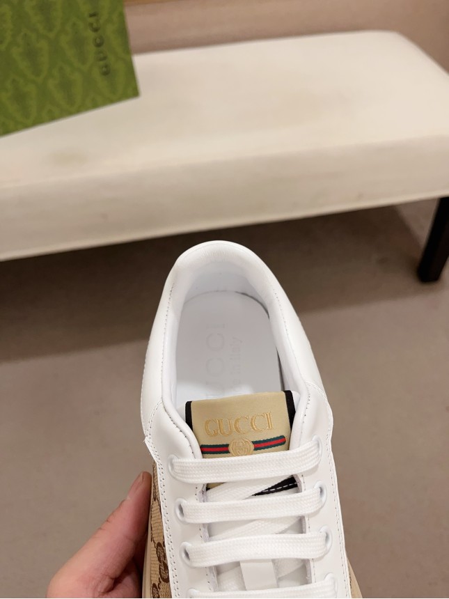 Gucci Hit Series Retro Cowhide Casual Sneakers