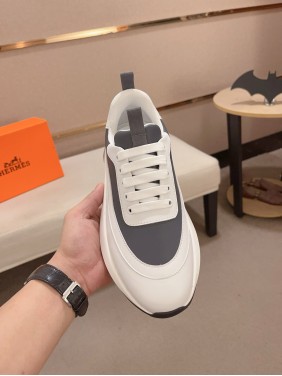 Hermès Classic Cowhide Casual Shoes