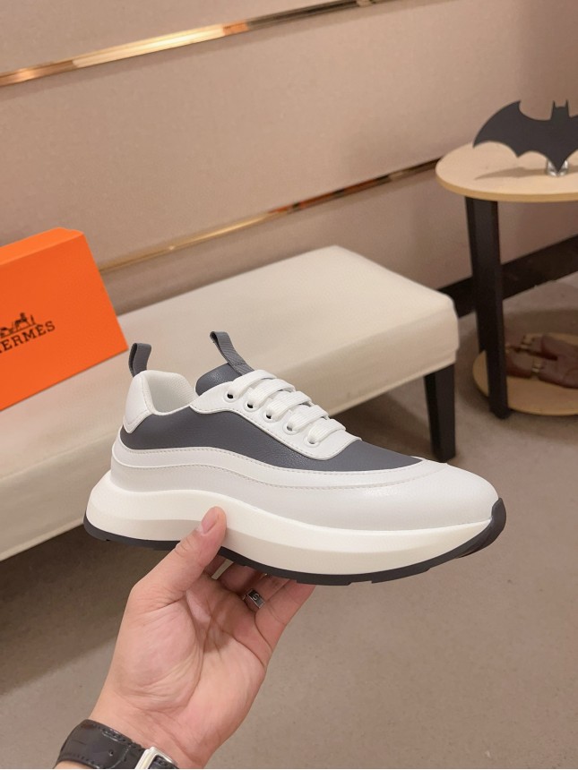 Hermès Classic Cowhide Casual Shoes