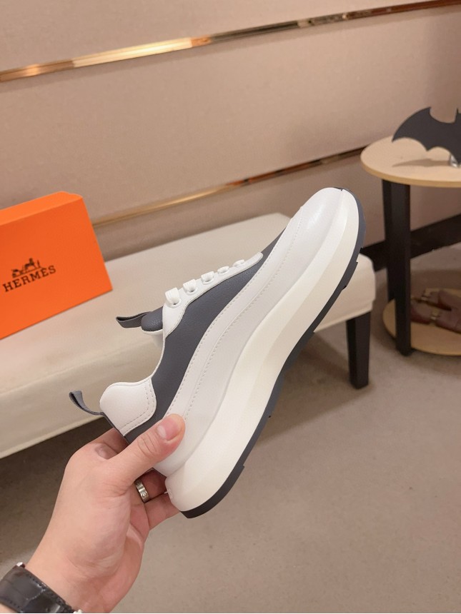 Hermès Classic Cowhide Casual Shoes