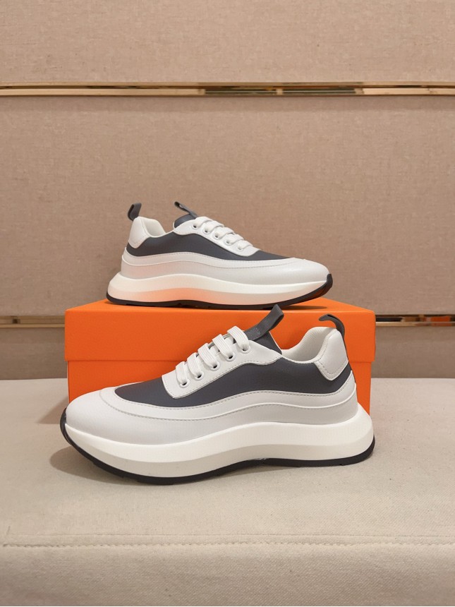 Hermès Classic Cowhide Casual Shoes