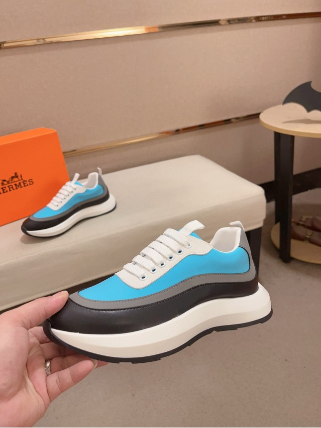 Hermès Classic Cowhide Casual Shoes
