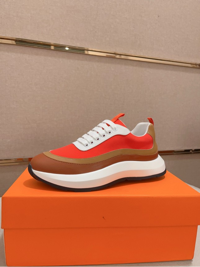 Hermès Classic Cowhide Casual Shoes