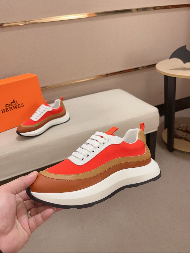 Hermès Classic Cowhide Casual Shoes
