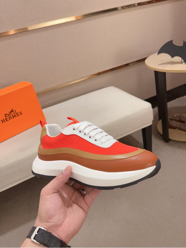 Hermès Classic Cowhide Casual Shoes